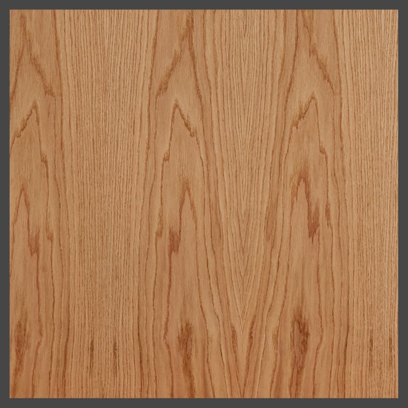 3/4" x 48" x 96" B/1 Red Oak Plain Sliced MDF Core Plywood, Unfinished