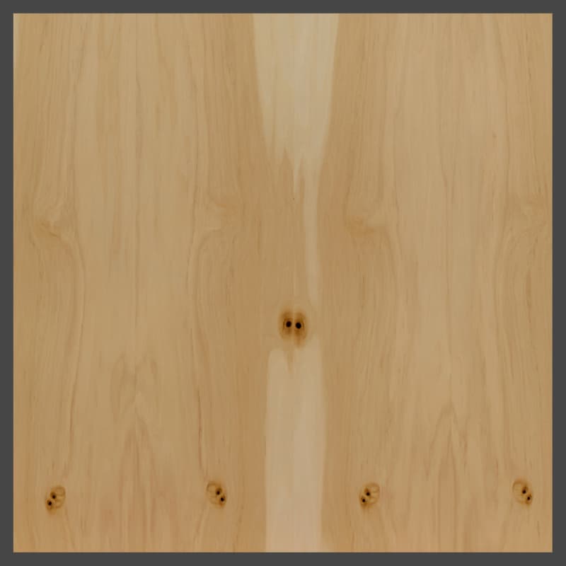 Plywood Hardwood Italian Poplar, 4 Barrel, Veneer Core, Import, 1/8" Thickness, 48 x 96