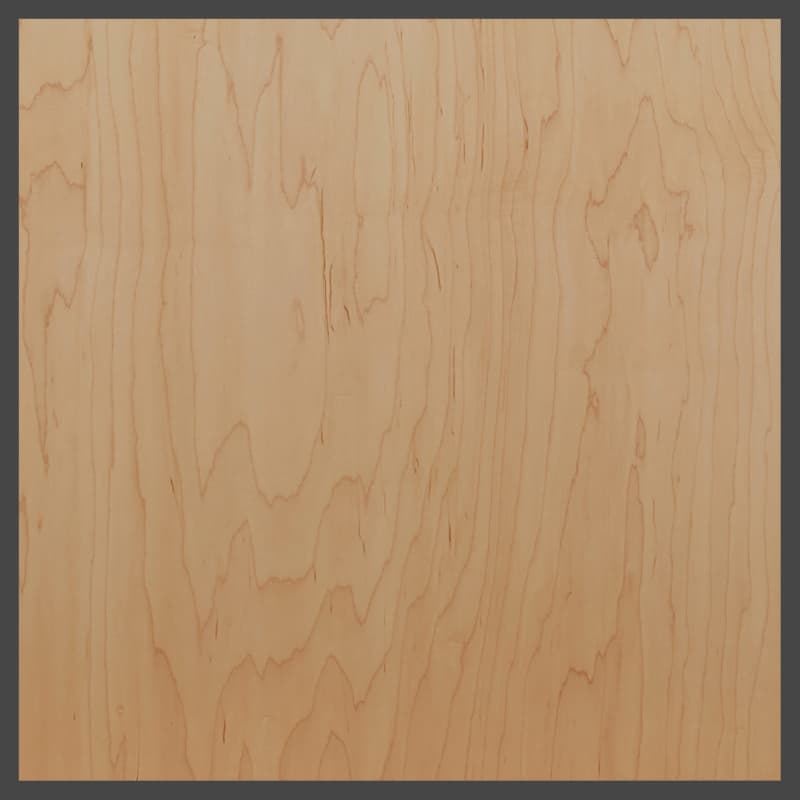 Columbia 3/4" x 48-1/2" x 96-1/2" Maple Rotary Cut Veneer Core Plywood, Unfinished