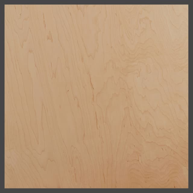 White Maple Rotary Cut VC Unfinished Plywood, Rockshield