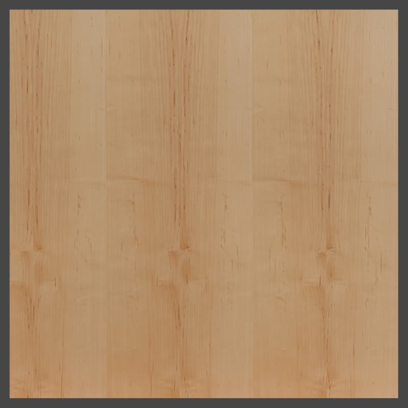 Plywood Hardwood White Maple, MDF, Import Unfinished, 3/4" Thickness, 49 x 121