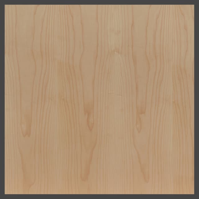 White Maple Plain Sliced MDF Unfinished Plywood, Birchland