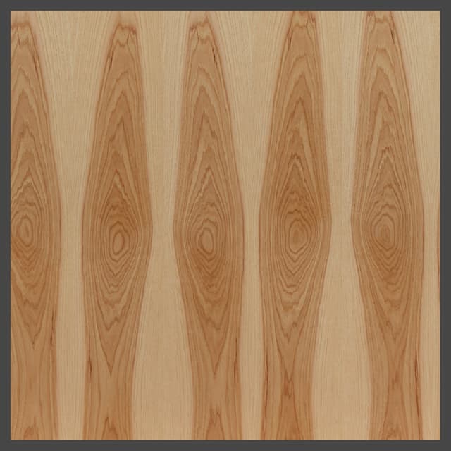 Hickory Plain Sliced Combi-Core Unfinished Plywood, Perfecta