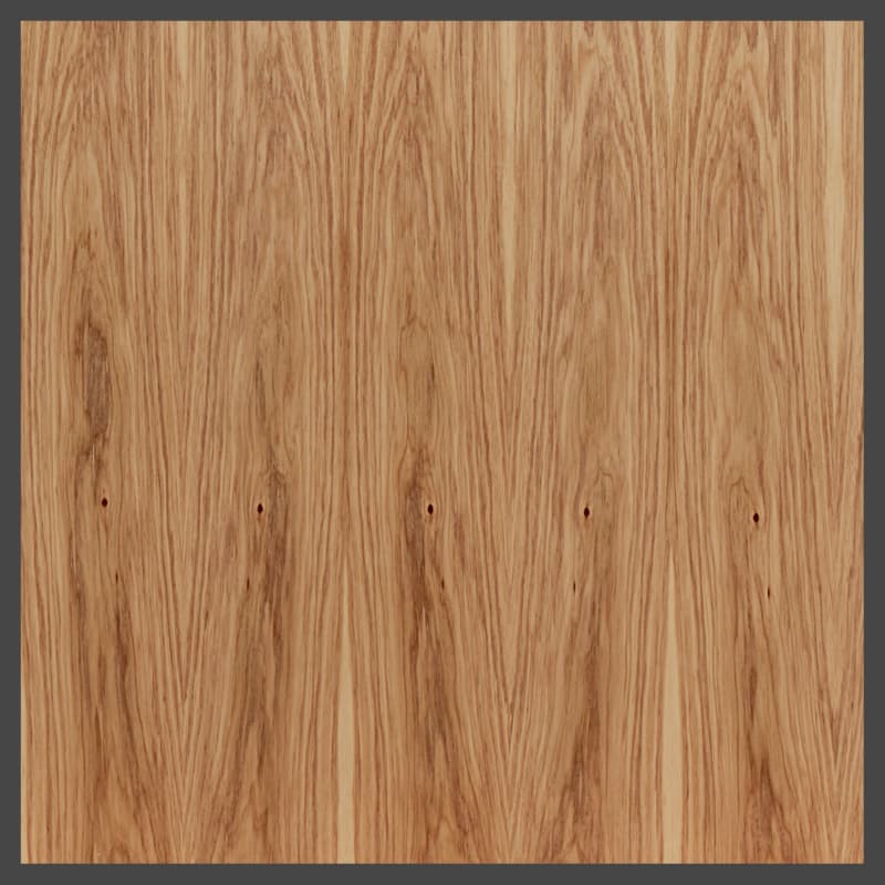 Columbia 3/4" x 48-1/2" x 96-1/2" C/C Rustic Hickory Plain Sliced Veneer Core Plywood, Unfinished