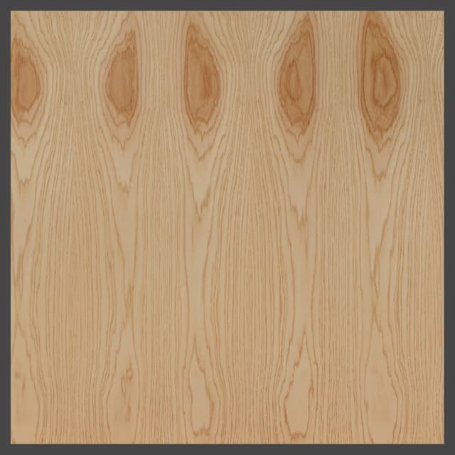 Rustic Hickory Plain Sliced VC Unfinished Plywood, Rockshield