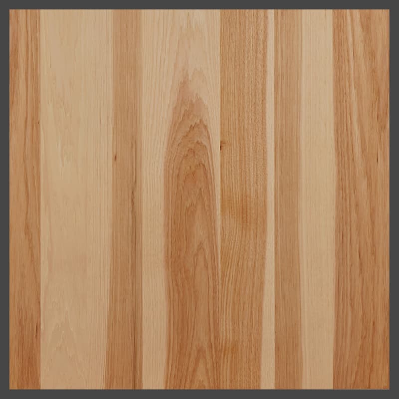 Plywood Hardwood Veneer Core, Domestic Hickory, Plain Sliced, Unfinished 1/2" Thickness, 48.5 x 96.5, Grade A-1