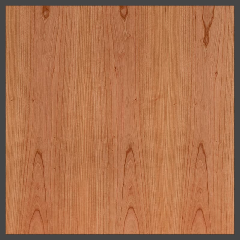 3/8" x 48" x 96" A/1 Cherry Plain Sliced, Sequenced Matched MDF Core Plywood, Unfinished
