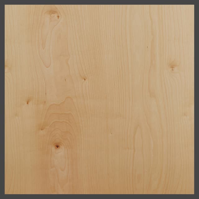 White Birch Rotary Cut MDF Unfinished Plywood, Perfecta