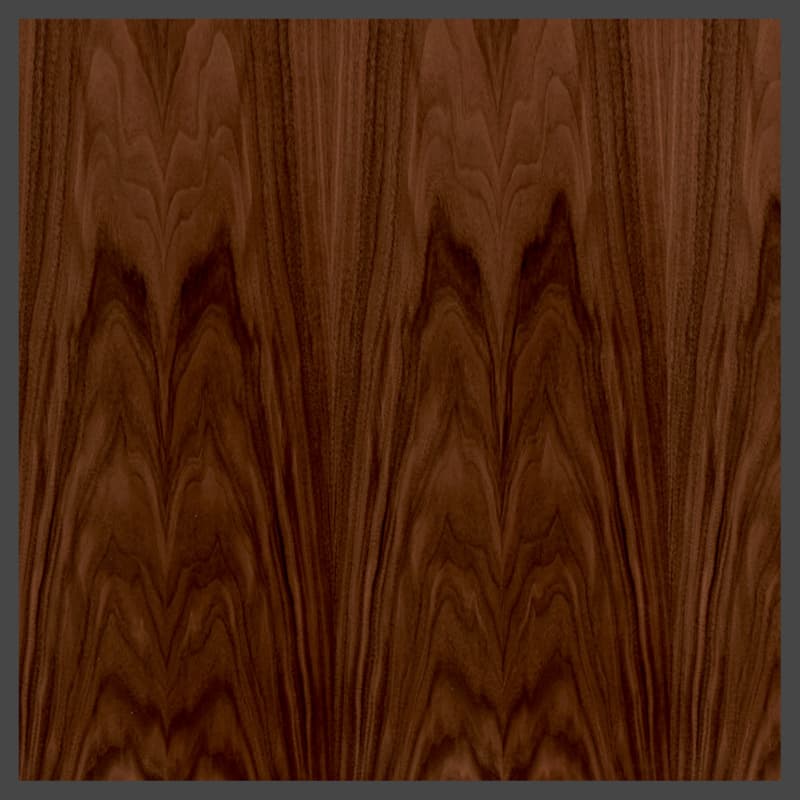 Columbia 1/4" x 48-1/2" x 96-1/2" A/3 Walnut Plain Sliced MDF Core Plywood, Unfinished