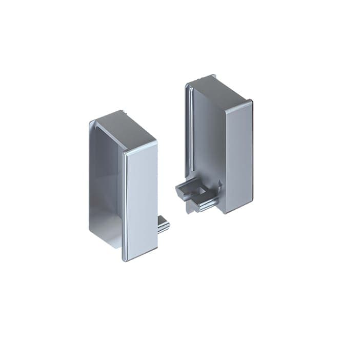 SYMA32 Integrated Total End Cap, Matte Silver