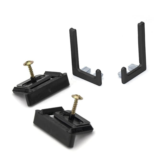 SYMA32 End Cap Set with Clips & Screws, Matte Black