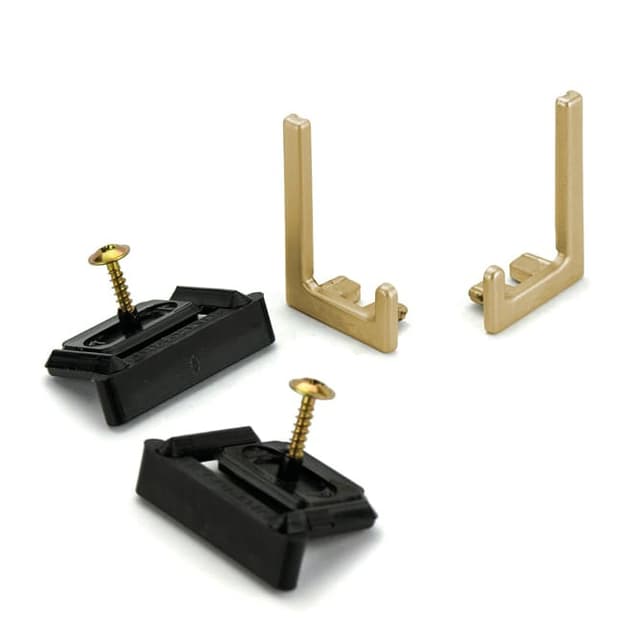 SYMA32 End Cap Set with Clips & Screws, Matte Gold
