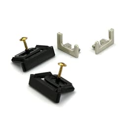SYMA14 End Cap Set with Clips & Screws, Matte Inox Champagne