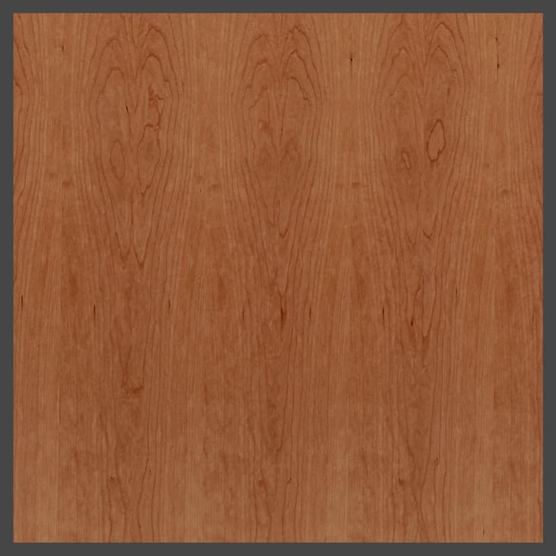 Plywood Hardwood Cherry, MDF Plain Sliced, Sequenced Matched and Numbered A-1 Graded, 3/4" Thickness, 48.5 x 96.5 - 40 Each
