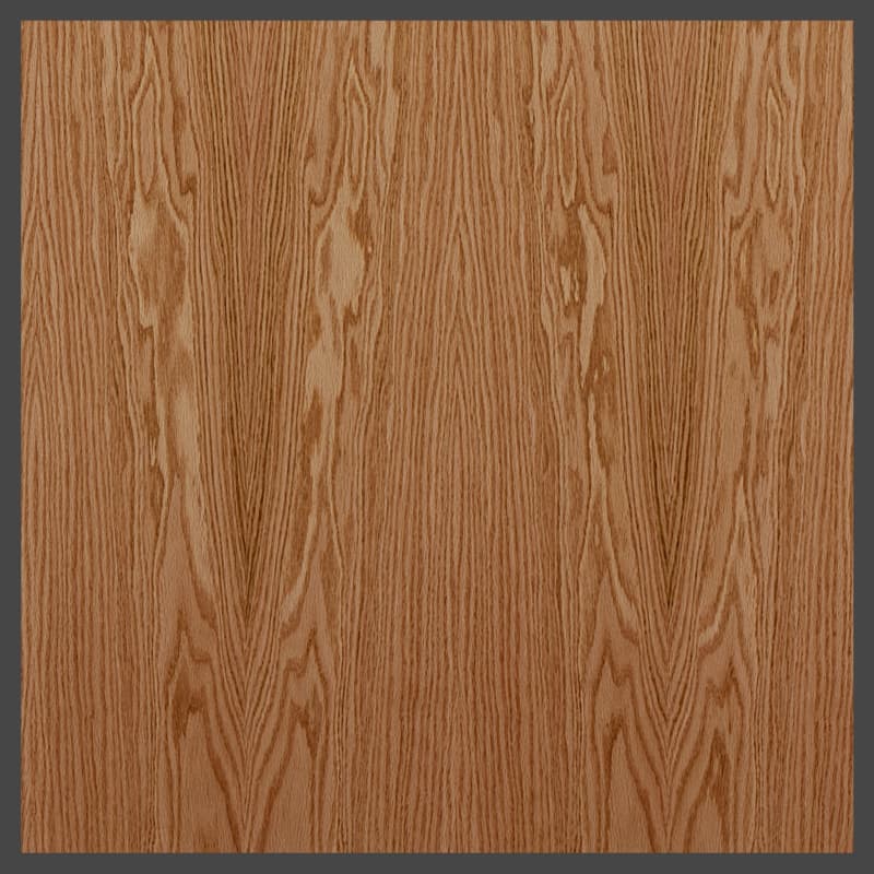 Plywood Hardwood Red Oak, MDF, Import Plain Sliced A-1 Graded, 1/4" Thickness, 48.5 x 96.5