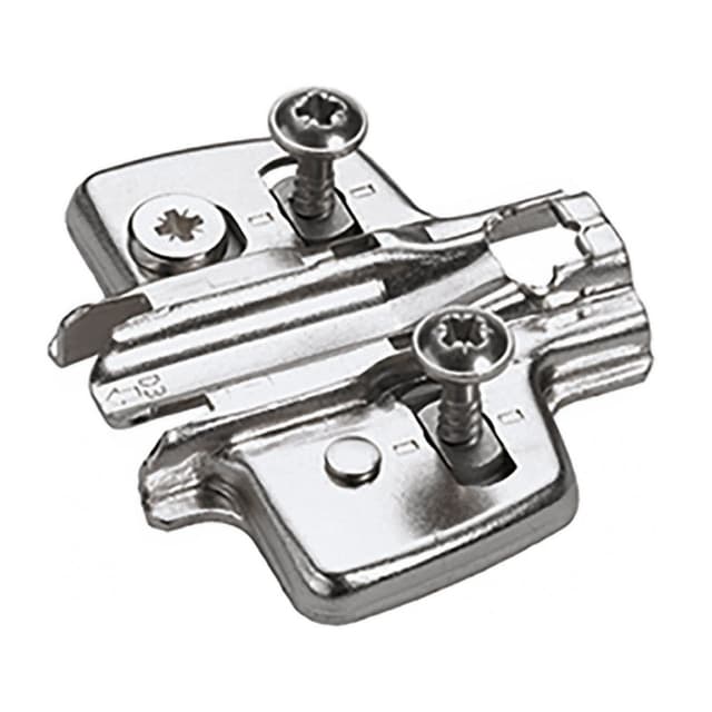 Hettich Sensys Wing Mounting Plate, Direkt with Locating Pin/Special Screws