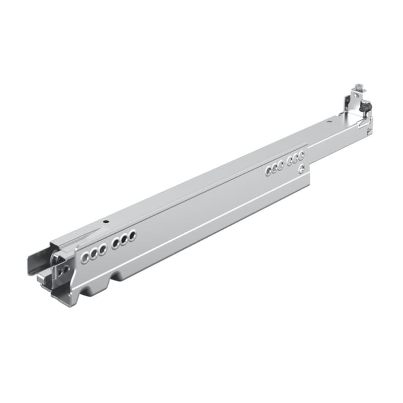 Hettich Actro 5D 580 mm Soft-Close Full Extension 154 lb Undermount Drawer Slide, Right Hand, Zinc, 9257111