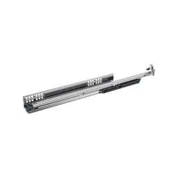 Hettich Quadro V6 5D 10-Pack 450 mm Soft-Close Full Extension 90 lb Undermount Drawer Slide, Left Hand, Zinc, 9332655