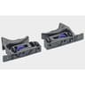 Hettich Quadro 10-Pair Box Front Locking Device, Left Hand/Right Hand, Black, 9140419