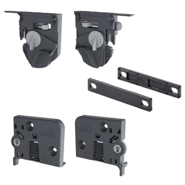 Hettich Quadro V6 Front Locking Device with Tilt Adjustment