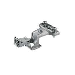 Hettich Selekta Pro 2000 Hinge, 15mm Overlay, Press in, Nickel Plated - 9022308