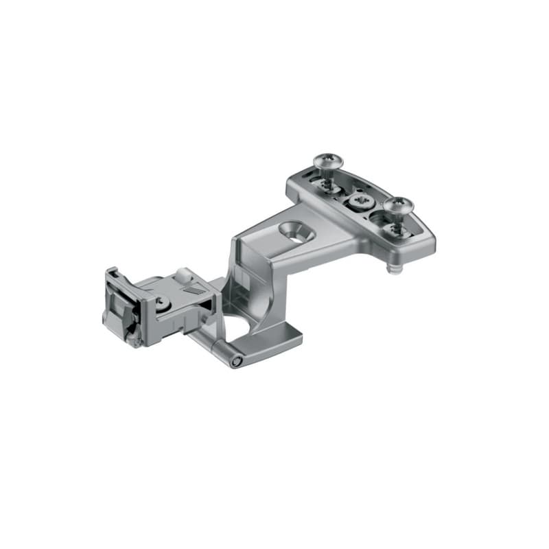 Hettich Selekta Pro 2000 Hinge, 15mm Overlay, Press in, Nickel Plated - 9022308