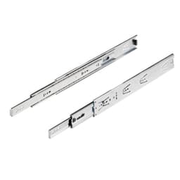 Hettich KA4932 10" Side Mount Over-Travel 150 lb Ball Bearing Drawer Slide, Zinc, 1071901