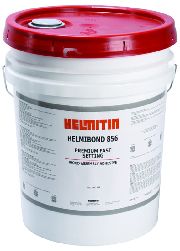 Helmitin Helmibond 856 Wood Glue, PVA, Yellow, 5 Gallon
