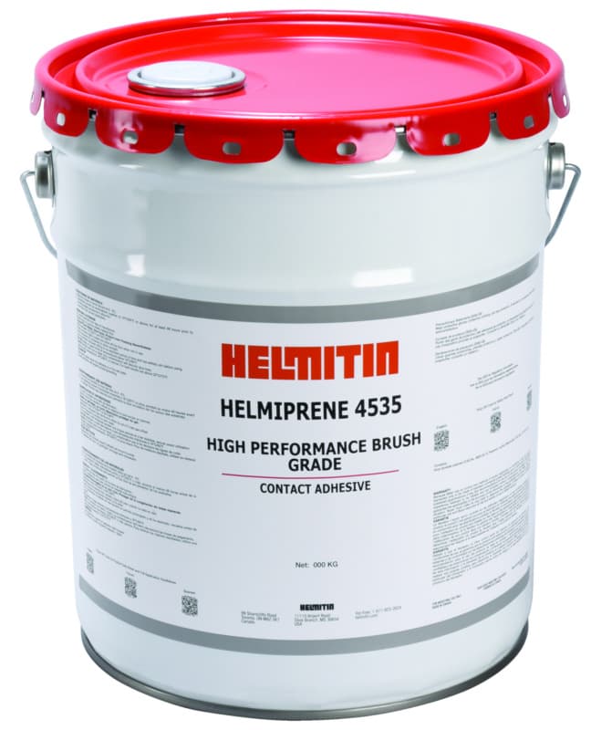 Helmitin Helmiprene 4535 Contact Adhesive, Flammable, Clear, 5 Gallon