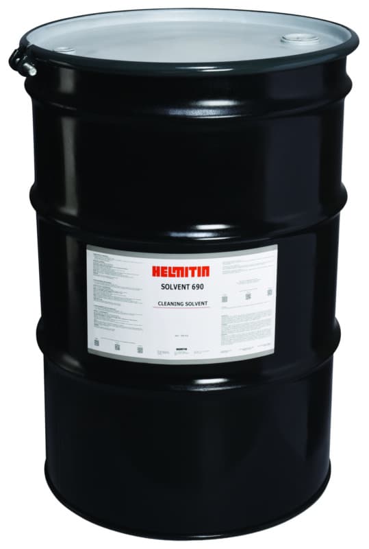 Helmitin  690 Adhesive Cleaner Solvent, Clear, 53 Gallon