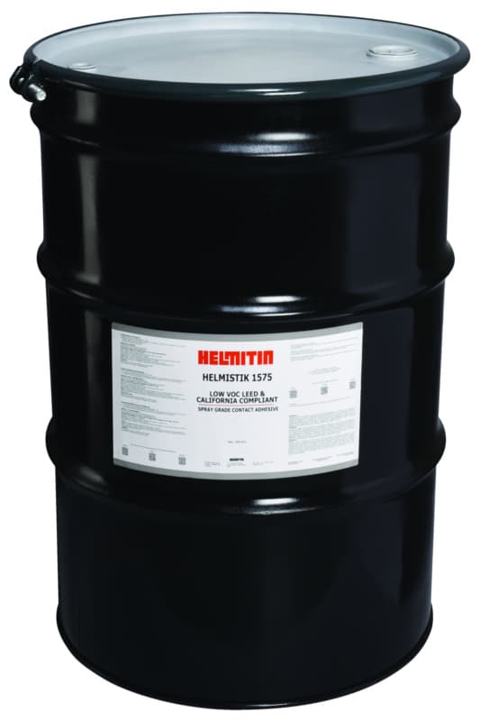 Helmitin Helmistik 1575 Contact Adhesive, Flammable, Clear, 53 Gallon