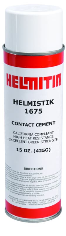 Helmitin Helmistik 1675 Contact Adhesive, Flammable, Clear, 15 oz