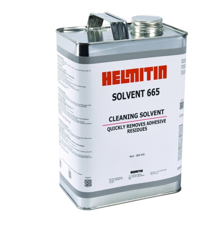 Helmitin  665 Adhesive Solvent Cleaner, Flammable, Clear, 1 Gallon