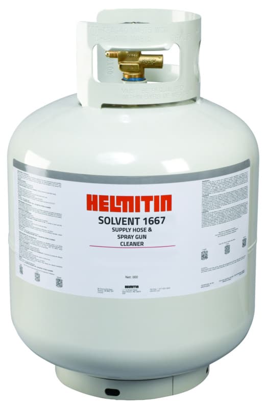 Helmitin 1667 Adhesive Solvent Cleaner, Clear, 9 lb