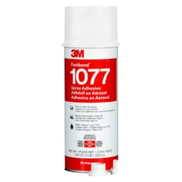 1077 Fastbond™ Multipurpose Adhesive, Water Based, Low VOC, Clear, 8.2 oz Aerosol Canister