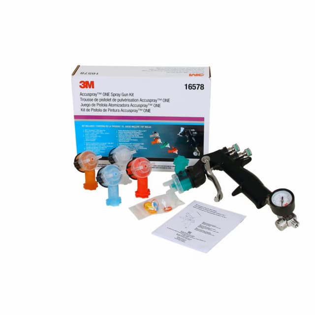Spray Gun, Accuspray™ ONE Version 1.0 Spray Gun Kit, 3M