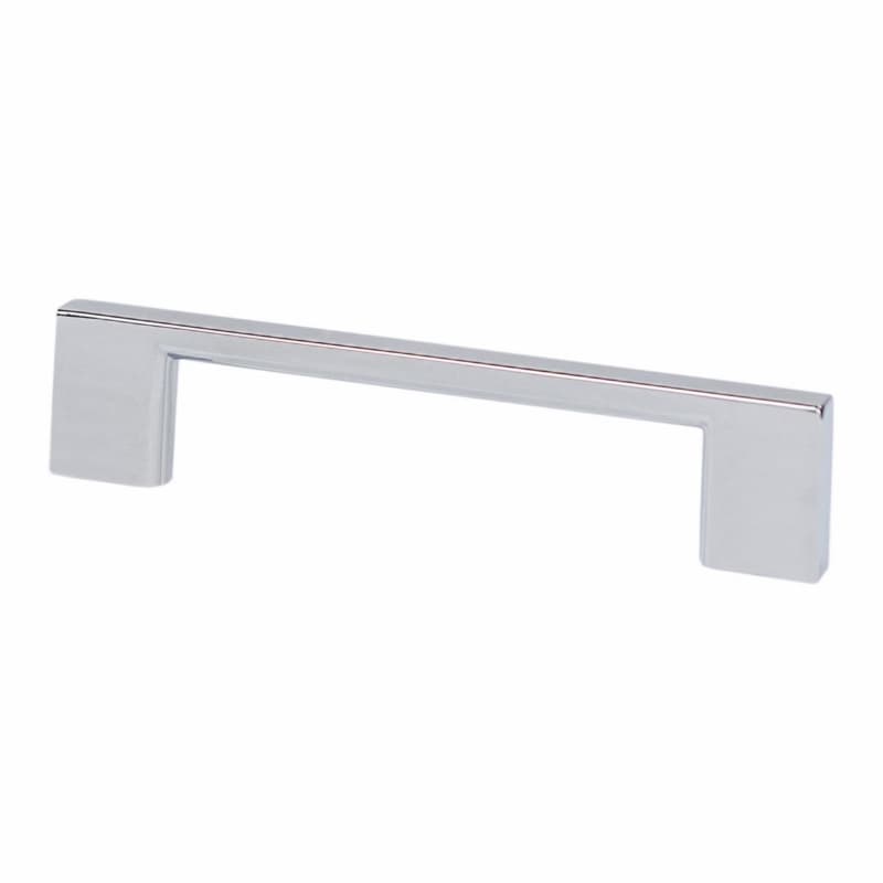 Transitional Advantage Four 96mm CC Polished Chrome Rectangle Pull