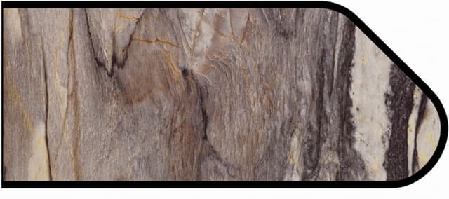 Formica Ogee Profile High Pressure Laminate Ideal Edge Molding, Dolce Vita 3420, Etchings Finish