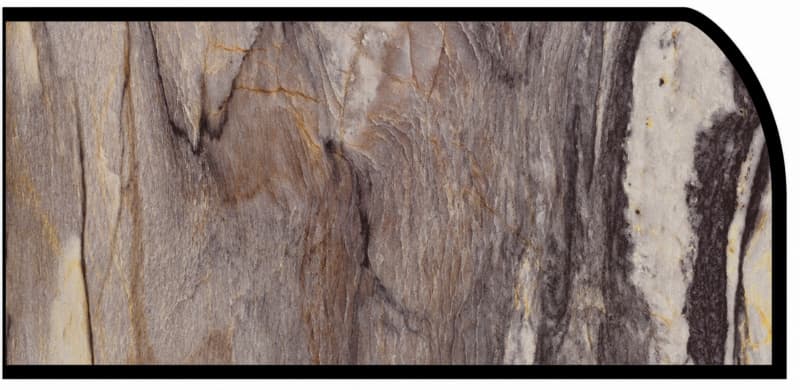 Formica IdealEdge 3420-46 Dolce Vita Etchings Finish Waterfall Edge Molding, 1-1/2" H x 144" L