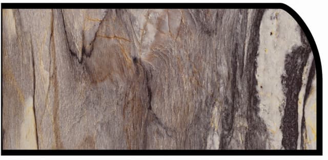 Formica Waterfall Profile High Pressure Laminate Ideal Edge Molding, Dolce Vita 3420, Etchings Finish
