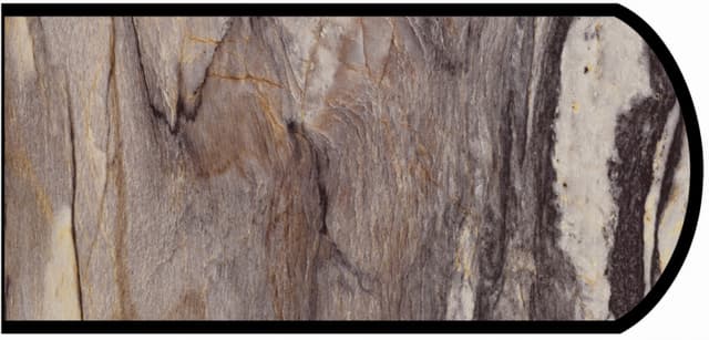Formica Double Radius Profile High Pressure Laminate Ideal Edge Molding, Dolce Vita 3420, Etchings Finish