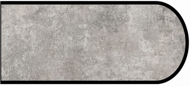 Formica Bullnose Profile High Pressure Laminate Ideal Edge Molding, Patine Concrete 3706, Matte Finish