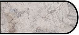 Formica IdealEdge 3702-34 Mediterranean Marble Scovato Finish Bullnose Edge Molding, 1-1/2" H x 144" L