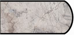 Formica IdealEdge 3702-34 Mediterranean Marble Scovato Finish Double Radius Edge Molding, 1-1/2" H x 144" L