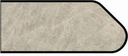Formica IdealEdge 9922-ML Taj Mahal Monolith Finish Ogee Edge Molding, 1-1/2" H x 144" L
