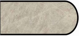 Formica IdealEdge 9922-ML Taj Mahal Monolith Finish Bullnose Edge Molding, 1-1/2" H x 144" L