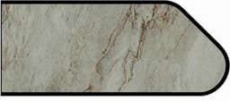 Formica IdealEdge 9534-34 Sea Pearl Scovato Finish Ogee Edge Molding, 1-1/2" H x 144" L
