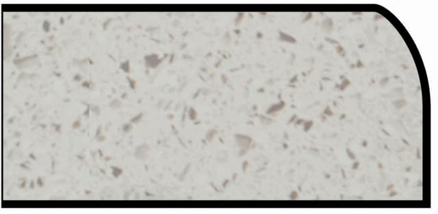 Formica Waterfall Profile High Pressure Laminate Ideal Edge Molding, Sea Salt 9529, Etchings Finish