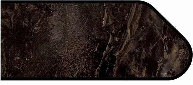Formica Ogee Profile High Pressure Laminate Ideal Edge Molding, Marbled Cappuccino 9482, Polished Finish