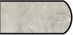 Formica IdealEdge 7409-43 Gray Onyx Artisan Finish Double Radius Edge Molding, 1-1/2" H x 144" L